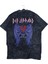 Oversize Def Leppard Sırt Baskılı Yıkamalı T-Shirt, Unisex Rock Band Temalı Vintage Tişört 3