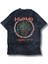 Unisex Oversize Def Leppard The Summer Stadium Tour Sırt Baskılı Yıkamalı Rock Band T-Shirt 3