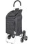 Trolley Dolly Merdiven Tırmanışı, Siyah Yaşam Malzemesi Katlanabilir Alışveriş Sepeti Apartment Ev 1
