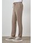 Erkek Bej Trend Slim Fit Ipli Jogger Pantolon 3