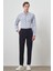 Erkek Lacivert Trend Slim Fit Tam Lastik Pantolon 2