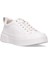 121230038 Mia Kadın Hakiki Deri Klasik Sneaker Beyaz 2