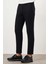 Erkek Siyah Yazlık Pamuk Yan Cep Slim Fit Chino Pantolon 3
