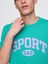 Erkek Yeşil Gap Logo Sport Relaxed T-Shirt 3