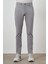 Erkek Gri Pamuk 5 Cep Slim Fit Jean Kot Pantolon 1