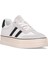 121230025N Angela Kadın Hakiki Deri Klasik Sneaker Beyaz 2