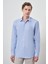 Erkek A. Mavi Pamuk Trend Slim Fit Sert Yaka Gömlek 1