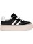 121230025N Angela Kadın Hakiki Deri Klasik Sneaker Siyah 1