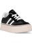 121230025N Angela Kadın Hakiki Deri Klasik Sneaker Siyah 2