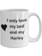 Print Dore Harley Lover Kupa - Köpek Kuş Evcil Hayvan Adı - Love My Harley Adı - Ingilizce Kup 1