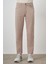 Erkek Bej Pamuk 5 Cep Dynamic Fit Jean Kot Pantolon 1