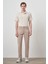 Erkek Bej Pamuk 5 Cep Dynamic Fit Jean Kot Pantolon 2