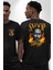 Snoop Dogg Rap Hip-Hop 90'lar Siyah Oversize Kadın Erkek Ön ve Sırt Baskılı Tişört 4