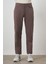 Erkek Kahve Pamuk 5 Cep Dynamic Fit Jean Kot Pantolon 1