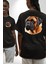 Bullmastiff Köpek Aşkı Siyah Oversize Kadın Erkek Ön ve Sırt Baskılı Tişört 4
