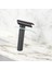 Antik Siyah Glass Desing Çanak Lavabo Bataryası Siyah Cam Detaylı Yüksek Lavabo Armatür 1