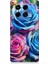 Tecno Camon 30 Uyumlu Gökkuşağı Renkli Güller Desenli Silikon Kılıf 1