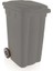 240 Lt Gri Çöp Konteyneri Çöp Kovası Sağlam Isıya Dayanıklı 2