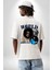J. Cole K-Pop Şarkıcı Rap Dünyasının Ikonu Beyaz Oversize Kadın Erkek Ön ve Sırt Baskılı Tişört 5