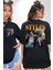 Harry Styles Moda Popüler Şarkıcı Siyah Oversize Kadın Erkek Ön ve Sırt Baskılı Tişört 4