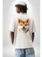 Shiba Inu Sevimli Sevgi Köpek Tasarımı Beyaz Oversize Kadın Erkek Ön ve Sırt Baskılı Tişört 5