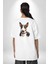 Cesur Miniature Bull Terrier Köpek Beyaz Oversize Kadın Erkek Ön ve Sırt Baskılı Tişört 5
