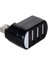 USB 2.0 Çoklu Hub Ayırıcı 3 Port 180 Derece Dönebilir USB Çoğaltıcı Çoklayıcı Bilgisayarlar Için 1