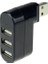 USB 2.0 Çoklu Hub Ayırıcı 3 Port 180 Derece Dönebilir USB Çoğaltıcı Çoklayıcı Bilgisayarlar Için 3