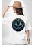 Nu Kaos ve Ilksel Su Tanrısı Mısır Beyaz Oversize Kadın Erkek Ön ve Sırt Baskılı Tişört 5