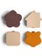 Citron Citron 4'lü Silikon Beslenme Kutusu Düzenleyicileri - Beige/plum/caramel 1060995 1