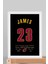 Lebron James Forma Çerçeveli Tablo - Nba Cleveland Cavaliers Jersey 1