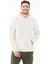 Oliver Erkek Kapüşonlu Sıfır Yaka Sweatshirt Beyaz 1
