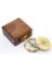 Ahşap Kutulu Pirinç Pusula 8*4 cm Model 3 1