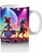 Çocuklara Sütü Sevdiren Sevimli Dinozor Müzik Grubu Desenli Kupa Bardak 4