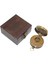Ahşap Kutulu Pirinç Pusula 5*2 cm 1