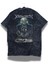 Oversize Skull Megadeth Sırt Baskılı Yıkamalı T-Shirt, Unisex Rock Band Temalı Retro Tişört 3