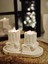 Tepside Dekoratif 2'li Yıkılmış Roma Sütunu 8cm ve 2 Adet Tealight Mum Hediyeli 1