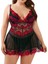 Babydoll + G-String Iç Çamaşırı Dantel Işlemeli, Transparan Gecelik, Şık Hafif Gecelik, Mini Gecelik, Takım Gecelik 1