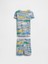 Bebek Çok Renkli Kids & Babygap %100 Organik Pamuk Surf Shark Pijama Takımı 1