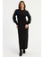 Kadın Siyah Maxi Elbise MBK57 1