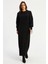 Kadın Siyah Maxi Elbise MBK57 5