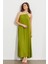 Kadın Yeşil Maxi Basic Elbise İRE1012 3