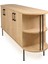Federico 4 Kapaklı Raflı Konsol - Safir Meşe - 160 cm 3