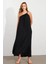 Kadın Siyah Maxi Basic Elbise İRE1012 1