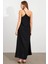 Kadın Siyah Maxi Basic Elbise İRE1012 4