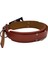Turuncu Deri Köpek Boyun Tasması 4 cm x 49-57 cm 1