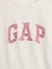 Kız Bebek Beyaz Gap Logo Ruffle T-Shirt 2