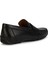 Erkek Siyah U Kosmopolis + Grip B - Tum Deri Casual Loafer U35CFB00034C9997 5