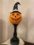 Yılbaşı Halloween Şapkalı Cadı Kabak Biblo Heykel Büyük (50 Cm) 4