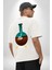 Breaking Bad Kimya Flask Beyaz Oversize Kadın Erkek Ön ve Sırt Baskılı Tişört 2